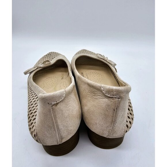 La Pinta Gold Metallic Ballet Flats Women's Size 40/USA 9 Boho School Preppy - Picture 5 of 9